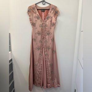 Dress Republic mauve /pink wedding dress beaded